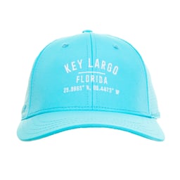 Key Largo Coordinates Hat - Aqua - Front Thumbnail}