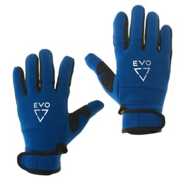EVO 1.5mm Neoprene Dive Gloves - Backhand - Blue Thumbnail}