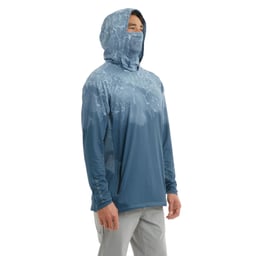 Pelagic Exo-Tech Hooded Performance Shirt - petrol Thumbnail}