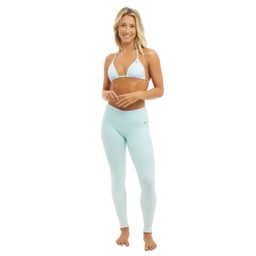 Pelagic Maui Prop Wash Leggings (Women's) - Tropical Aqua Full Model View Thumbnail}