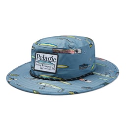 Pelagic Sunsetter Lured Bucket Hat - default Thumbnail}