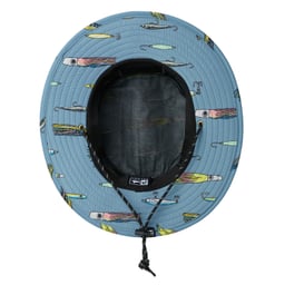 Pelagic Sunsetter Lured Bucket Hat - bottom/inside Thumbnail}