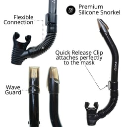 EVO Hi Definition Snorkel Combo, Single Lens Snorkel Infographic Thumbnail}