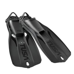 TUSA Travel Right Fins Pair - Black Thumbnail}