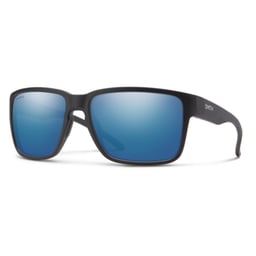 Smith Optics Emerge Polarized Sunglasses - Matte Black Frame/Blue Mirror Lenses Thumbnail}