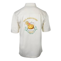 Weekender Old Fashioned Guy Short Sleeve Shirt - Ivory - Back Thumbnail}