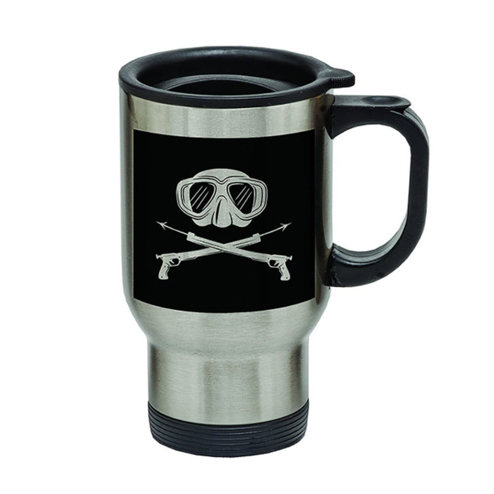 Stainless Steel Travel Mug with Handle
