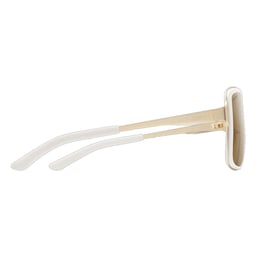 White Gold/Polarized Brown Lens - Side Thumbnail}