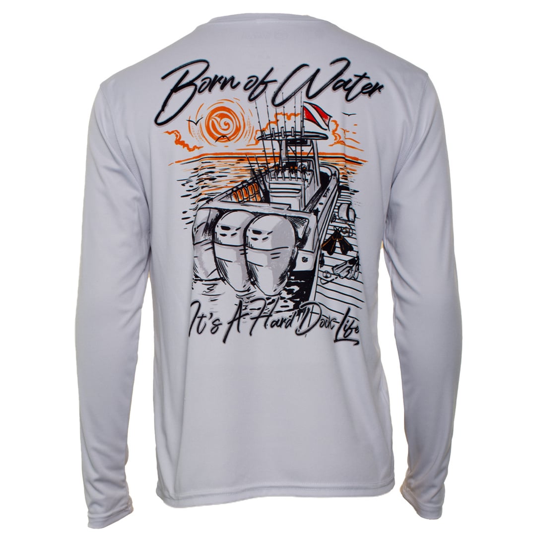 Born of Water Hard Dock Life Long Sleeve Performance Shirt (Men’s)