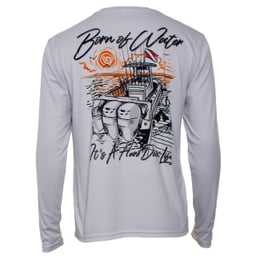 Born of Water Hard Dock Life Long Sleeve Performance Shirt Back Thumbnail}