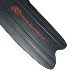 HammerHead Kaudal Full Foot Fins Fin Blade Detail - Black Thumbnail}