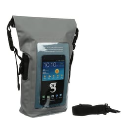 Gecko Waterproof Tote with Phone Compartment - Gray Thumbnail}