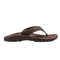 OluKai 'Ohana Sandals (Men's) - Dark Java / Ray - Side View Thumbnail}