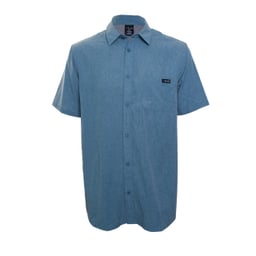 EVO Horizon Woven Short Sleeve Shirt - Storm - Front Thumbnail}