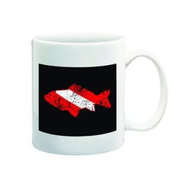 Dive Themed Coffee Mug - Faded Fish Thumbnail}