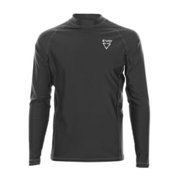 EVO Largo Long Sleeve Rashguard (Men’s) black front Thumbnail}