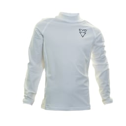 EVO Largo Long Sleeve Rashguard (Youth) white front Thumbnail}