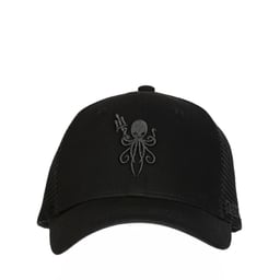 Kraken Logo Trucker Hat - Black - front Thumbnail}