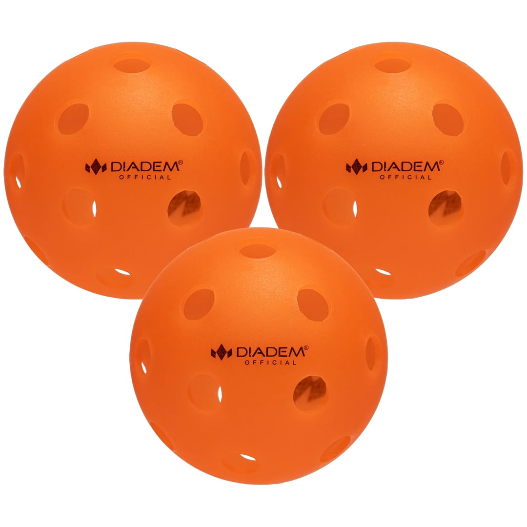 Diadem Official Indoor Pickleballs - 3 Pack
