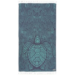 Sand Cloud Mint Swirl Turtle Beach Towel Thumbnail}