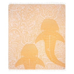 Sand Cloud Whale Shark Beach Towel Thumbnail}