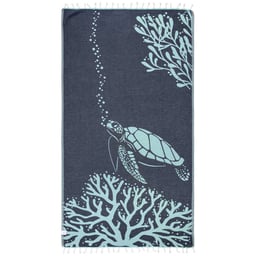 Sand Cloud Bubbles Turtle Beach Towel Thumbnail}