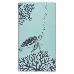 Sand Cloud Bubbles Turtle Beach Towel Thumbnail}