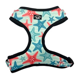 The Knotty Dawg Dog Harness - Pink starfish Thumbnail}