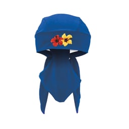 Scuba Do-rag - hibiscus - black Thumbnail}