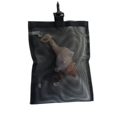 Mesh Collecting Bag with sea shells inside Thumbnail}