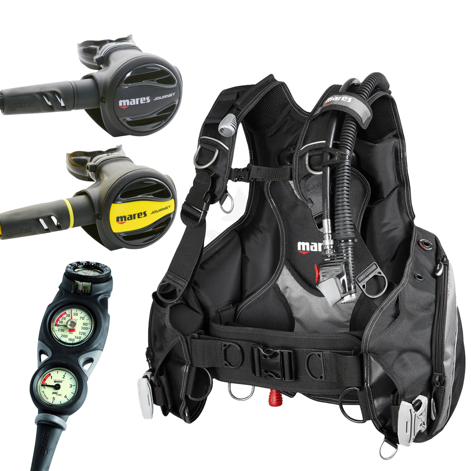 Mares Prestige Package with Mission 3-Gauge Console