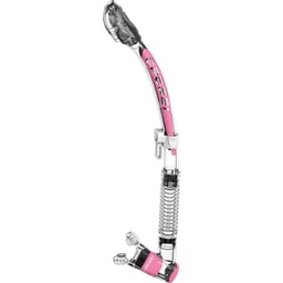 Cressi Itaca Ultra Dry Snorkel - Clear/Pink Thumbnail}