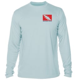 Grateful Diver Christ of Abyss Long Sleeve Performance Shirt Thumbnail}