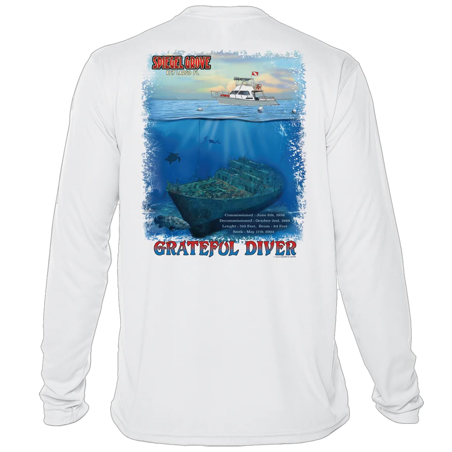 Grateful Diver Spiegel Grove Performance Shirt
