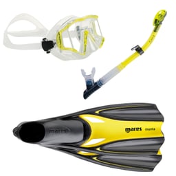 EVO and Mares Manta Snorkeling Package - Yellow Set Thumbnail}
