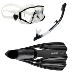 EVO and Mares Manta Snorkeling Package - Black Set Thumbnail}