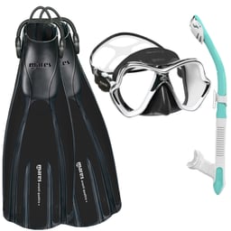 Mares Avanti Snorkeling Package- teal snorkel Thumbnail}