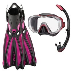 TUSA Solla Snorkeling Package - rose pink set Thumbnail}